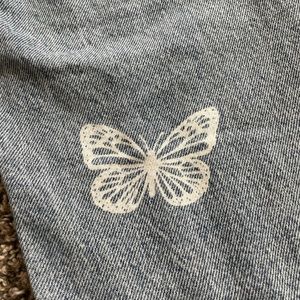 PAC SUN butterfly ultra high rise slim jeans sz 22.